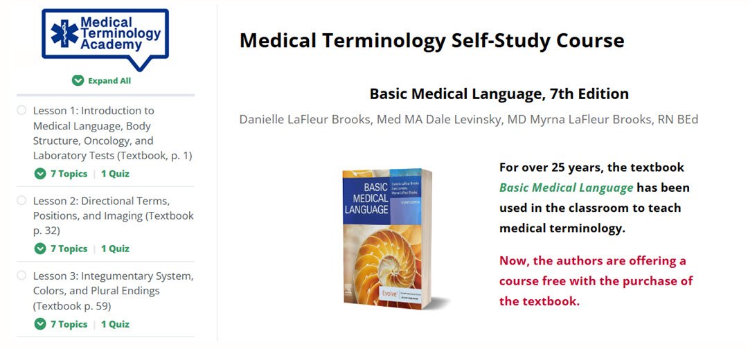 Online Medical Terminology Course